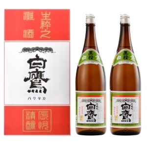 生もと・本醸造 特撰黒松白鷹 1.8L - はくたかオンラインショップ
